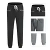 Men's Pants Plus Size Great Men Trousers Zipper Pockets Fit Breathable Sweatpants