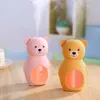 Nemlendirici Damour Bear Elektrikli Aroma Hava Difüzör LED Hemerileştiriciler Uçucu Yağ Aromları Şube Şeklinde Uçucu Yağlar253I2852507