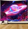 Fashion Psychedelic Starry Sky Tapestries 150*130cm Fantasy printed Plant Mushroom Galaxy Space Wall Tapestry home decoration RRA10844
