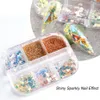 AB Mermaid Flakes Sparkly Nail Glitter shiny Sequins powder Spangles Polish Nails Art Decoration