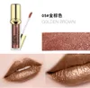 Metaal Pearlescent Lip Glazuur Vloeibare Lipstick zonder beker Lipgloss Matte