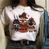 T-shirt das mulheres camisetas mulheres anime impressão grunge steampunk tee gothic fêmea harajuku vestuário de verão e-girl kawaii y2k estética top