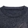 Pull de marque de mode pour hommes pull col rond coupe ajustée pulls tricots chaud hiver style coréen vêtements décontractés 210918