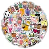 50 cute pearl milk tea graffiti stickers Skin Protectors notebook guitar water cup trolley case waterproof sticker