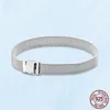 925 silber mesh armbänder