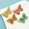 Vintage perles colorées buttfly broche broches broches pour femmes manteau accessoires cadeaux