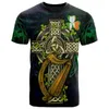 T-shirt da uomo CLOOCL Irlanda Shamrock con motivi T-shirt stampata in 3D Moda Uomo Donna Casual T-shirt manica corta Pullover T239L