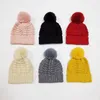 Winter spring Christmas Hats For man woMen sport Fashion Beanies Skullies Chapeu Caps Cotton Gorros Wool warm hat Knitted cap 6colors Double thickening