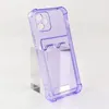 Étuis de téléphone de couleur transparente avec fente pour carte, pour iPhone 14 Plus 13 12 11 Pro Max X Xs Xr 8 7 6S Plus Samsung S22 S21 S20 Ultra