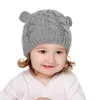 New Autumn Winter Newborn Infant Baby Hat Cute Ears Knitted Cap Warm Beanie Kids Hats