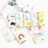 120*120cm Newborn Muslin Swaddle Blanket Rainbow Bamboo Cotton Soft baby blankets Swaddling 32 Styles M3687