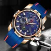 LIGE Watches Men Business Watches Orologio Uomo Silicagel Band Wristwatch Quartz Watch Zegarek Meski Reloj Hombre Man Gift 210527