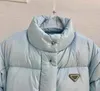 Vestes d'hiver Veste de créateur pour femmes Parkas en duvet avec lettres Budge Paillettes Mode Manteaux Taille ajustable Streetwear