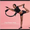 Circles Yoga Circle Pilates Ring Lightweight Portable Nonslip Men Women Gym Fitness Workout Sports Keep Fit Equipment Ocyqw Mxnto