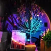 Робот Ночные огни Декор Стены USB Аккумуляторный лазерный проектор Рождественский свет закат Радуга атмосфера Проекционная лампа