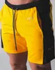 サイドポケットジャガン夏ブランド新フィットネススポーツショーツ男性走行ショートパンツ練習ジョギングショートパンツジョガーズx0628