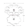 Другие праздничные поставки вечеринки акриловый мороженое держатель конус прозрачный кекс Десерт Десерт стенд для свадебных вечеринок на день рождения »Home Acc