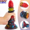 NXY Zabawki Anal Yocy's New Płynny Gel krzemionkowy Kolor Penis Plug Sexy Masturbacja Urządzenie dla Penii Kobiet 0314