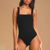 Summer Sexy Women Sleeveless Wide Spaghetti Strap Rompers Ladies Square Neck Slim Fit Backless Bodysuit Body Damskie Elegancki 210604