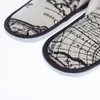 Man Women Portable Children Home Guest Disposable Slipper Map Print Closed Toe Spa Non Slip Party Practical Travel El Slippers