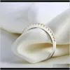 Couple Rings Drop Delivery 2021 Hbp Fashion Luxury Simulation 18K Platinum Row Diamond Womens Volleyball Guard Tail Ring Jewelry Csouq