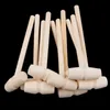 Mini Wooden Hammers Multi-Purpose Natural Wood Hammer for Kids Educational Learning Toys Crab Lobster Mallets Pounding Gavel DAW153