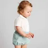 Conjunto de roupas espanholas de verão para meninos, roupas infantis para meninos, camisa de algodão, shorts, calça, roupa de festa de aniversário infantil 2108041033275