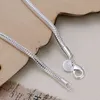 3mm Snake Bones Bracelet Ladies Simple Chain Fashion Popular Silver Colour Jewelry Couple High-end Gifts