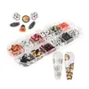 Halloween Decoration Polymer Clay Slices Epoxy Resin Shaker Fillers Pumpkin Witch Ghost Bat Zombie Slime Slices Ferming Flakes1133876