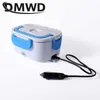 Car&Home 12V/24V/110V/220V Electric Heated Lunch Box Meal Warmer Bento Rice Cooker Food Steamer Heater Stainless Steel Container 210709