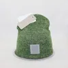 Beanie Kış Kadın Erkek Skullies Şapka Katı Renk Unisex Sonbahar Tasarımcısı Örme Beanies Cap 8 Renk