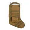 Molle Christmen Stock Socksの戦術的な袋の実用性ナイロンの貯蔵装飾袋ミリタリー戦闘狩猟パック雑誌の袋Q0705