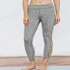 Kobiety fitness seksowne spodnie do jogi na siłowni push w talii siatkowy nóg oddychający sport