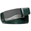 Cinture DM-I-0020 DiBanGu 2021 Cintura in pelle Fibbia automatica Designer Uomo Jeans Marchio Business Maschio Verde