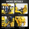 MOULD KING High-Tech The Wheel Loader Bulldozer APP Remote Control Truck Model Building Blocks Bricks Kids Toys Christmas Gifts X0902