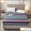 Sheets & Sets Bedding Supplies Home Textiles Garden 1Pc Bedsheet Waterproof Mattress Er Double Bed Sheet Waterpro Pad Adjustable 150 180X200