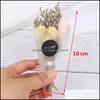 Fiori decorativi Ghirlande Forniture per feste festive Giardino domestico 1Pc Fiore secco Mini bouquet Erba di cristallo artificiale Per regalo di San Valentino