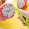 Fruktgrönsaksverktyg 3 i 1 Avokado Slicer Shea Corer Smör Frukt Peeler Cutter Pulp Separator Plast Kniv Köksdrang