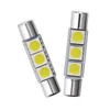 Novos 10pcs branco 5050 * 3smd 29 / 31mm 6614f carro led festoon c5w c10w luzes auto sol visor vaidade espelho lâmpada interior cúpula bulbos diode