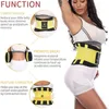 Fröken Moly Sweat Waist Trainer Body Shape Shaper Xtreme Power Modeling Belt Faja Girdle Tummy Slimming Fitness Corset Shapewear 211112