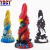 NXY Anal Toys Yocy's New Backyard Plug Male and Female Masturbation Device Liquid Silicone Octopus Beard Color False Penis 0314