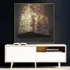 Vintage boek Poster Wall Art Canvas Schilderij Abstracte Foto HD Afdrukken voor Woonkamer Woondecoratie Cuadros Geen frame