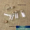 100pcs/lot Promotion 4ml Mini Glass Bottle Empty 2/15OZ Cork Small Wishing Vials Gift Sample Jars Refillable Cosmetic Packaging Factory price expert design Quality