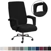 Office Chair Cover Spandex Jacquard Fabric Sofa Elastic Seat for Wedding el Banquet Living Room 211105
