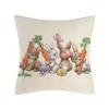 Пасхальная подушка пасхальный кролик цветные яйца подушка подушка бытовые товары декоративные подушки T2I53359