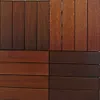 Wooden Floor Tiles Outdoor merbau Wood Tile Balcony Flooring Patio house Waterproof Interlocking UV Protected for Indoor Grass Com4509921