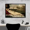 Giorgione Tiziano Venus Dormida Poster Malerei Hausdekoration gerahmt oder ungerahmtes Photopapiermaterial