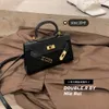 Mini bolso de cuero suave con patrón de cocodrilo de alta calidad, bandolera portátil, bolso pequeño, bolsos femeninos, bolso de diseño de moda de marca trend224c