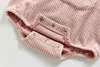 2 pezzi Set Baby Boy Body Vestiti per ragazze Set Primavera New Baby Tuta in cotone + Cappelli Toddler Baby Boys Girls Abiti 210413