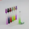 300 X 10 ml Mini bottiglie spray portatili per profumo atomizzatore riutilizzabili in vetro Contenitori cosmetici da viaggio colorati